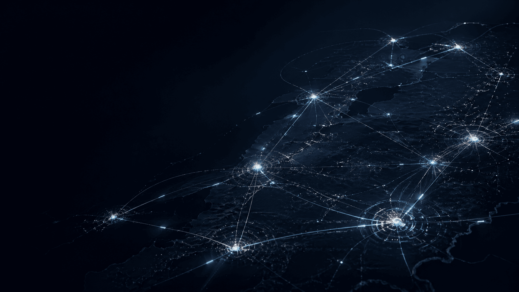 Logistics Network AI Background